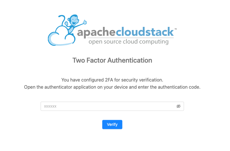 Verify 2FA page using TOTP